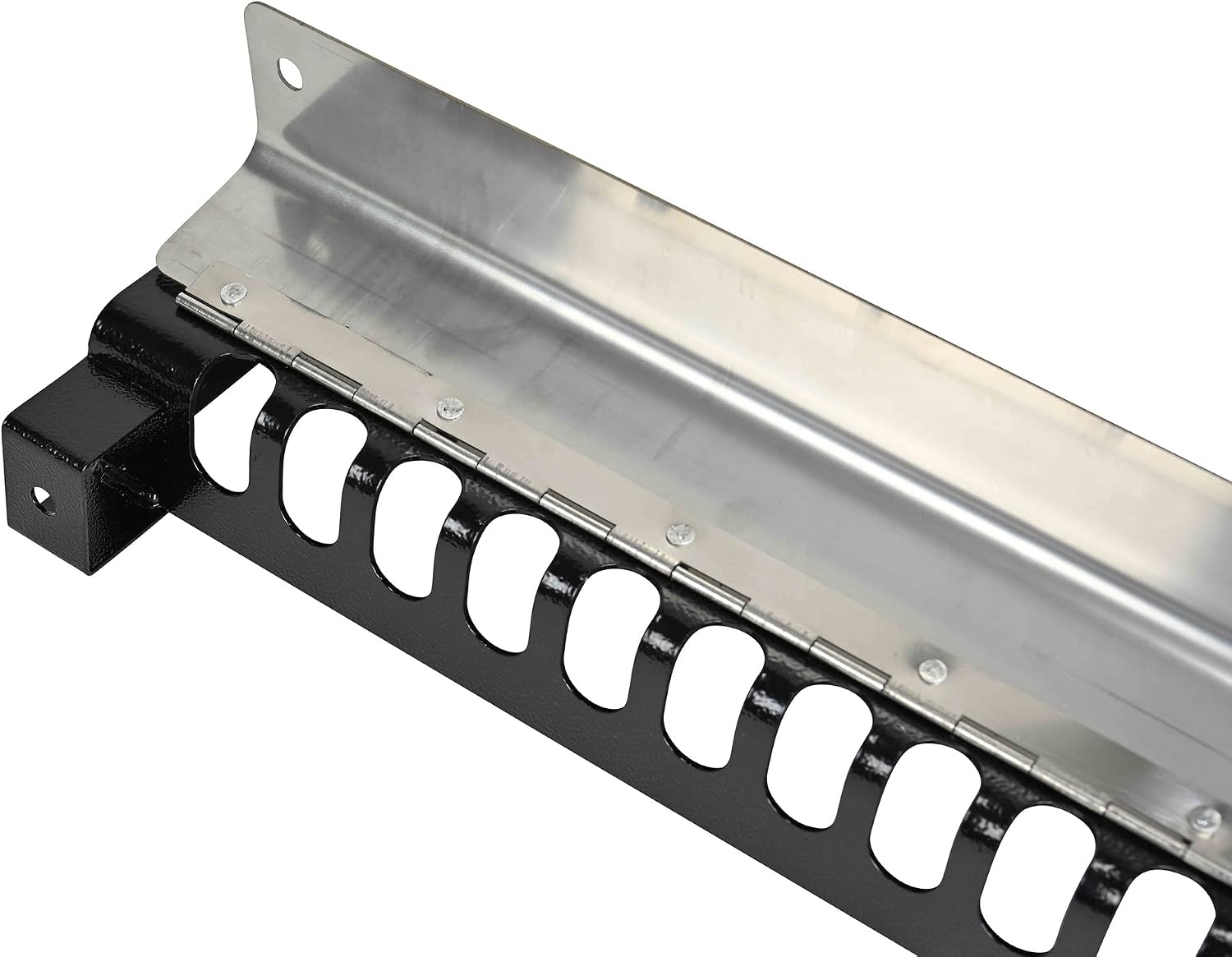 Mytee Products 2 Pack 24" Bolt-On Chain Hanger for Cab Rack & Headache Rack – Powder Coated Steel, Mirror Finish Lid, Locking Slots, Holds Upto 28 Chains or Load Binders