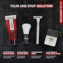 Wild Stone 7 Essentials Grooming Kit with Ultra Sensual After Shave Lotion 50ml, Shaving Cream 78gm, Shaving Brush, Deodorant 150ml, Soap 125gm, Ultra Sensual Pouch and free Razor| gallery image