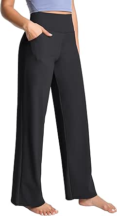 BUBBLELIME 2931333537 Women BootlegWide Legs High Curacao - View #6