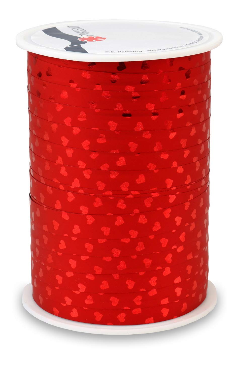 Präsent - Cherie Curling Ribbon Red 100-m-Spool 10 mm