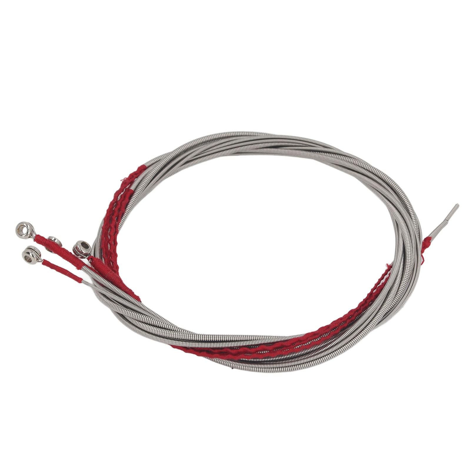 4Pcs Acoustic Bass String Set, Stainless Steel Bass String Replacement for Beginner Intermediate Professional Bass Player