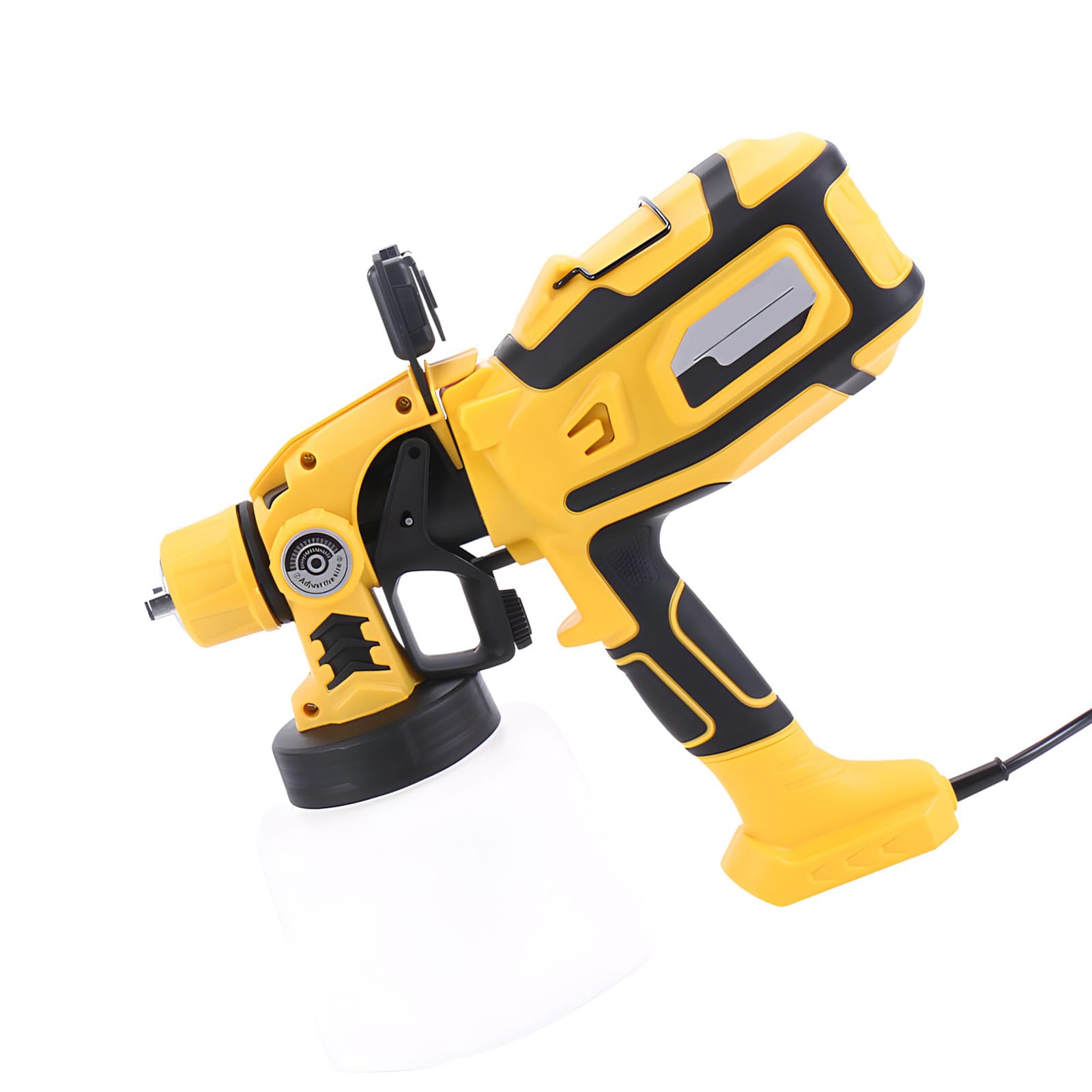 650W Cordless Elettrico Spruzzatore HVLP Vernice Spruzzatore Auto Mobili Rivestimento in Acciaio Aerografi 1400 mL Capacità Vernice per Casa Pittura