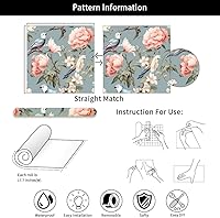 Vista 32 de Boho Wave Leaf Geometric Wallpaper, Cream PVC, Peel and Stick, Removable, Renter Friendly, Vintage, Modern, Easy DIY, 1 Roll = 17.71x118.1in