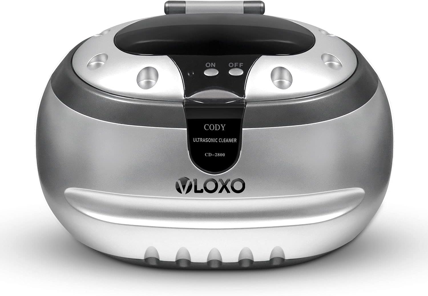 VLOXO Dispositivo de limpieza ultrasónica, 600 ml, 50 W, limpiador