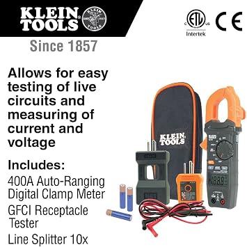 Klein Tools Clamp Meter and Circuit Breaker Finder Kit | ET310 + CL120