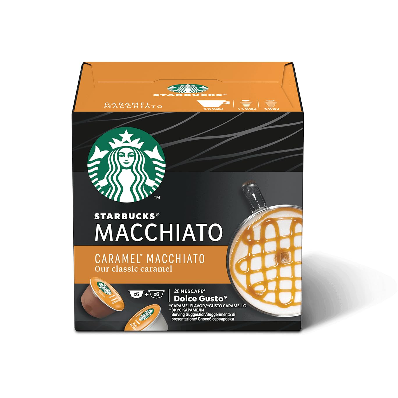 Starbucks - Macchiato al caramello di Nescafé Dolce Gusto - 3X 12 Cialde