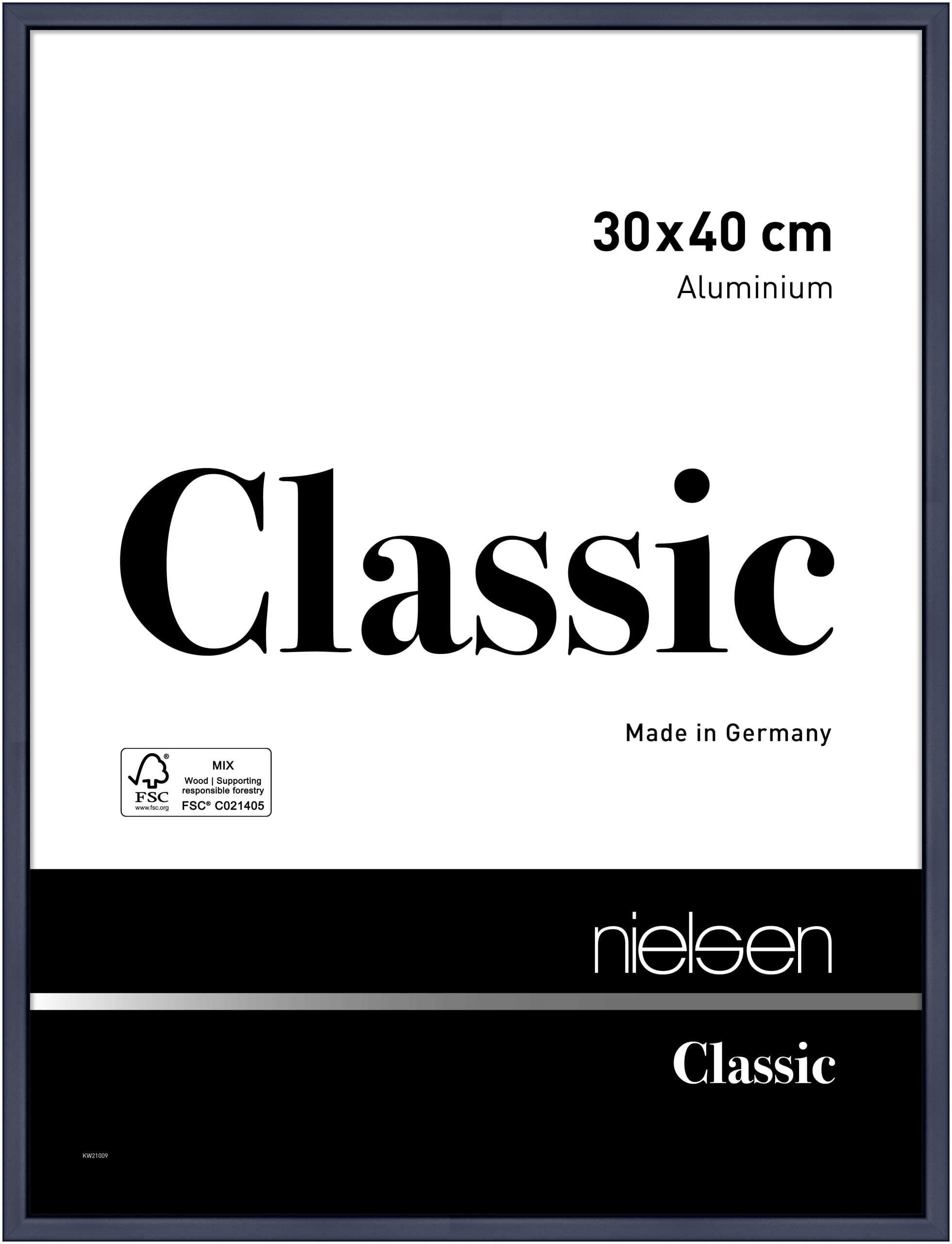 nielsen aluminium picture frame Classic, 30x40 cm, blu โ image 1