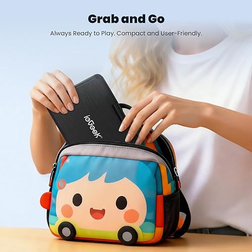 Miniatura 9 de ieGeek Reproductor de DVD portátil de 11.5 pulgadas para niños y automóvil, pantalla de protección ocular de 9.5 pulgadas con batería recargable