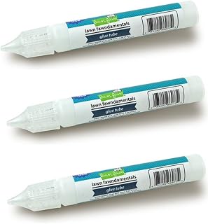 Lawn Fawn Glue Tube (Pack of 3) - Clear, Water-Based, Dries Clear
