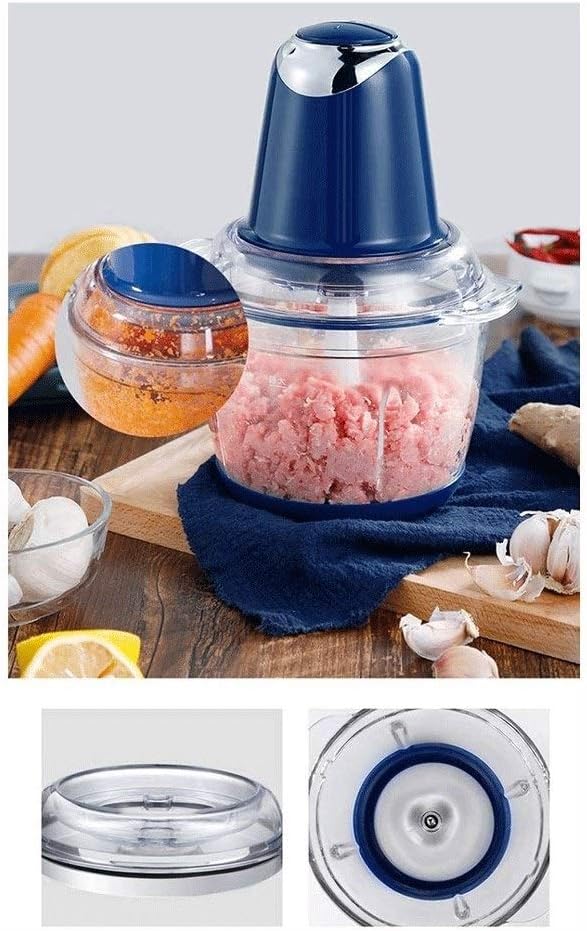 Food Processor, Household Electric Meat Grinder, Stainless Steel Meat Grinder, Meat, Vegetable, Fruit and Nut Grinder (271 * 207 Mm)