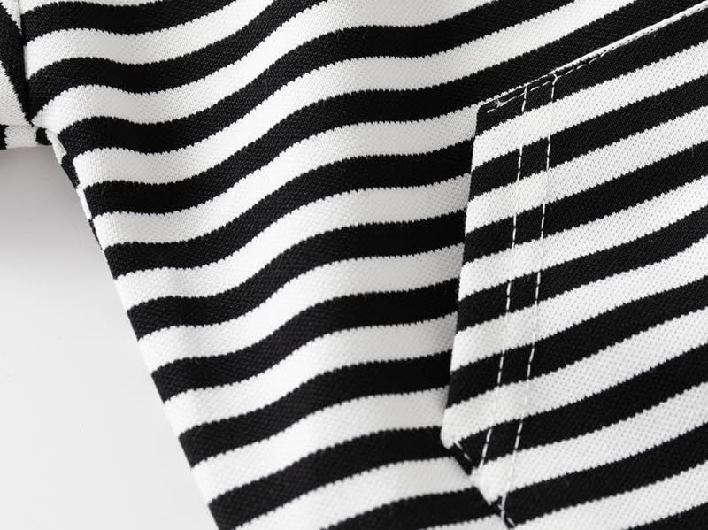 Irsutey Boys Toddler Casual Coat Cartoon Bear Hoodies Jacket Long Sleeve Zipper Up Sport Warm Striped Sweatshirt Coat4