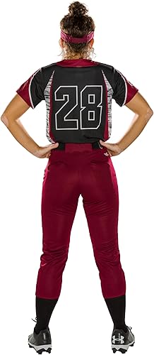 Miniatura 5 de Alleson Athletic pantalones softball con trabillas de cinturón para mujer