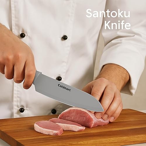 Miniatura 5 de Cuisinart Advantage C55-12PCG - Juego de cuchillos grises de 12 piezas con protectores de hoja