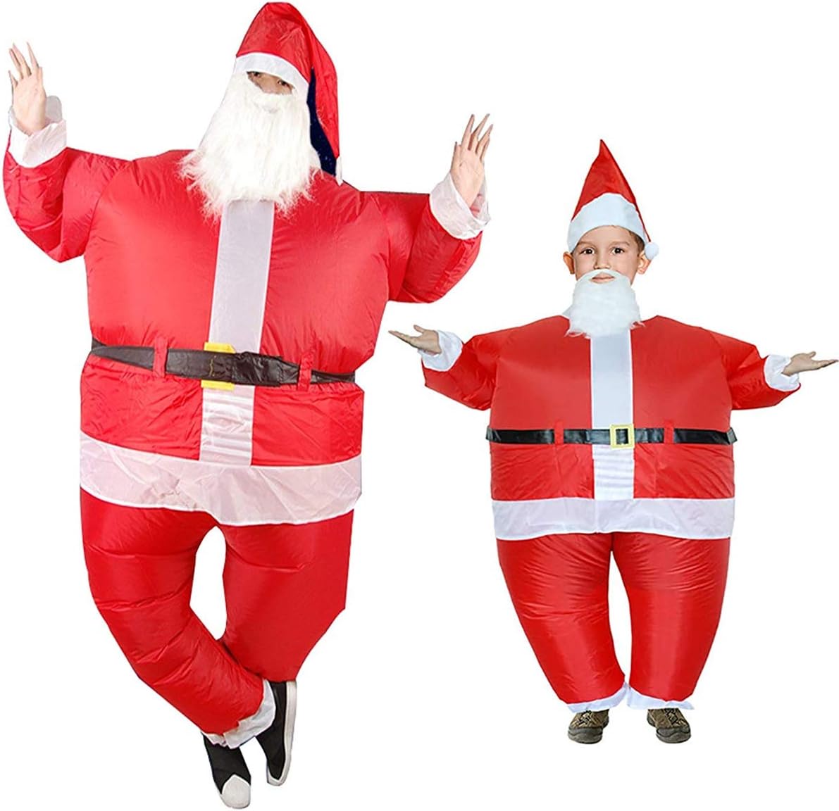 Icepark Luxury Santa Claus Inflatable Costume Funny Festive Day Dressing Suit Merry Christmas