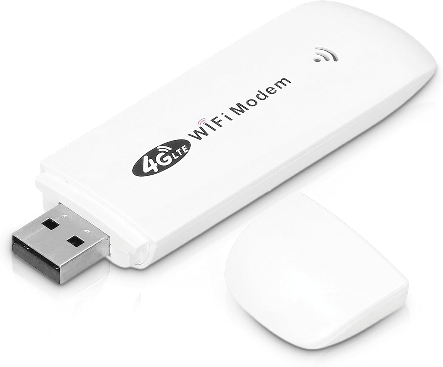 USB Adapter, 150mbps 4G LTE TDD FDD GSM Mini Router with LED Indicated, Modem Dongle with SIM Card Slot, Up to 10 User, for 7/8/10, for Vista, for OS X, for Android, for