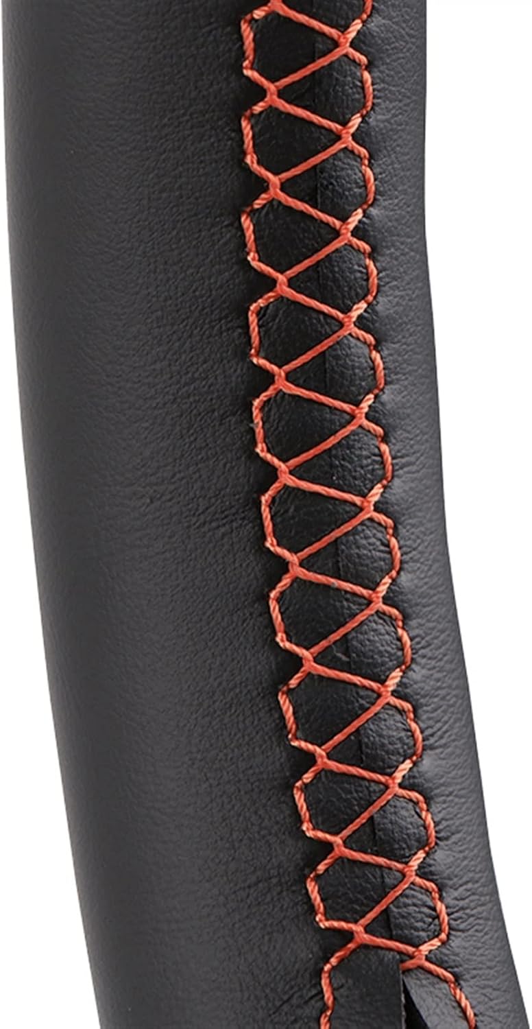 Diy カスタマイズ編組カバー車のステアリングホイールに適合するフォードに適合するフォーカス 2 05 11 3 スポークオリジナルステアリングホイール編組 Color Orange Line お試し価格