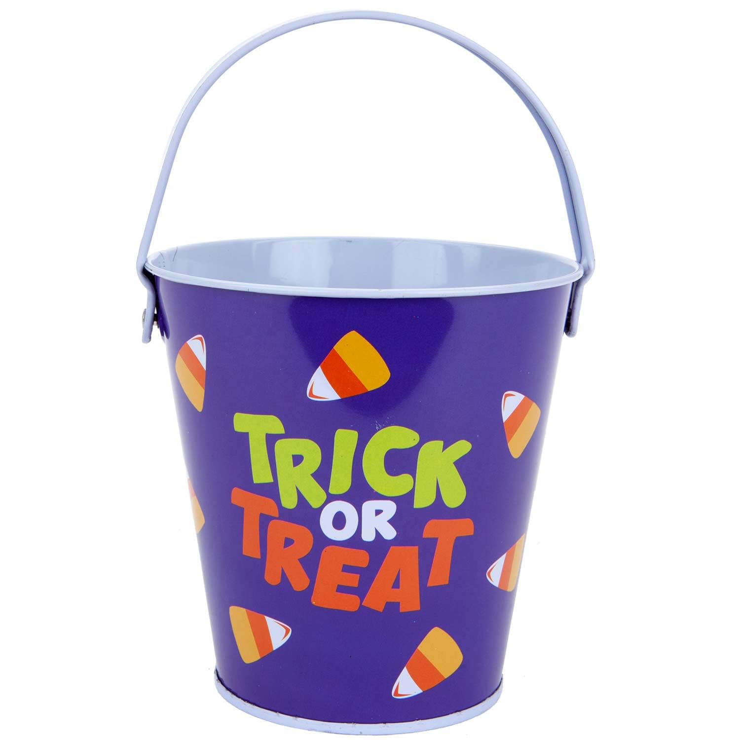 VFM - Halloween Sweets Bucket Tin Trick Or Treat Halloween Candy Bucket, Trick Or Treat Design
