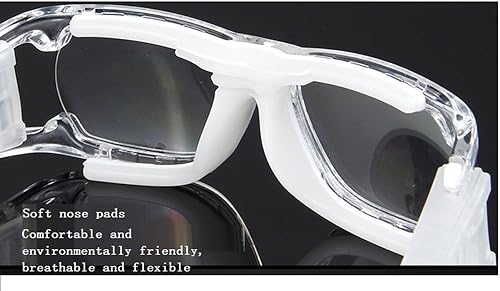 Miniatura 5 de wonzone Kids Sport Unisex anteojos Anti-vaho anteojos de seguridad de protección wcorrea ajustable para baloncesto fútbol Hockey Rugby Béisbol