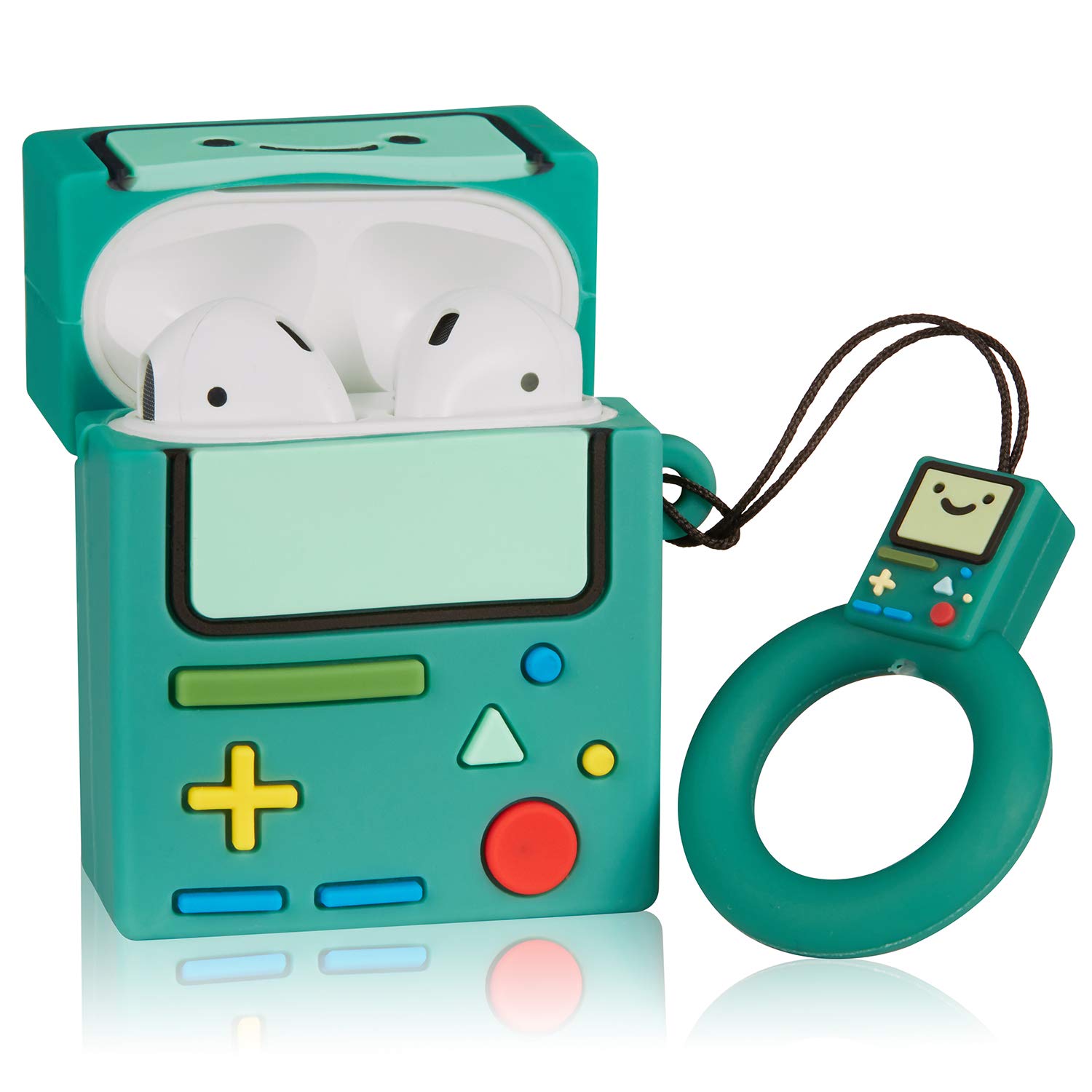 Oqplog for Airpod 2/1 Case, Cartoon Design Cute 3D Funny Kawaii for Airpods 1st 2nd Soft Silicone Cover Fashion Cool Fun Character Unique Air Pods Cases for Girls Women Boys Girly Teen