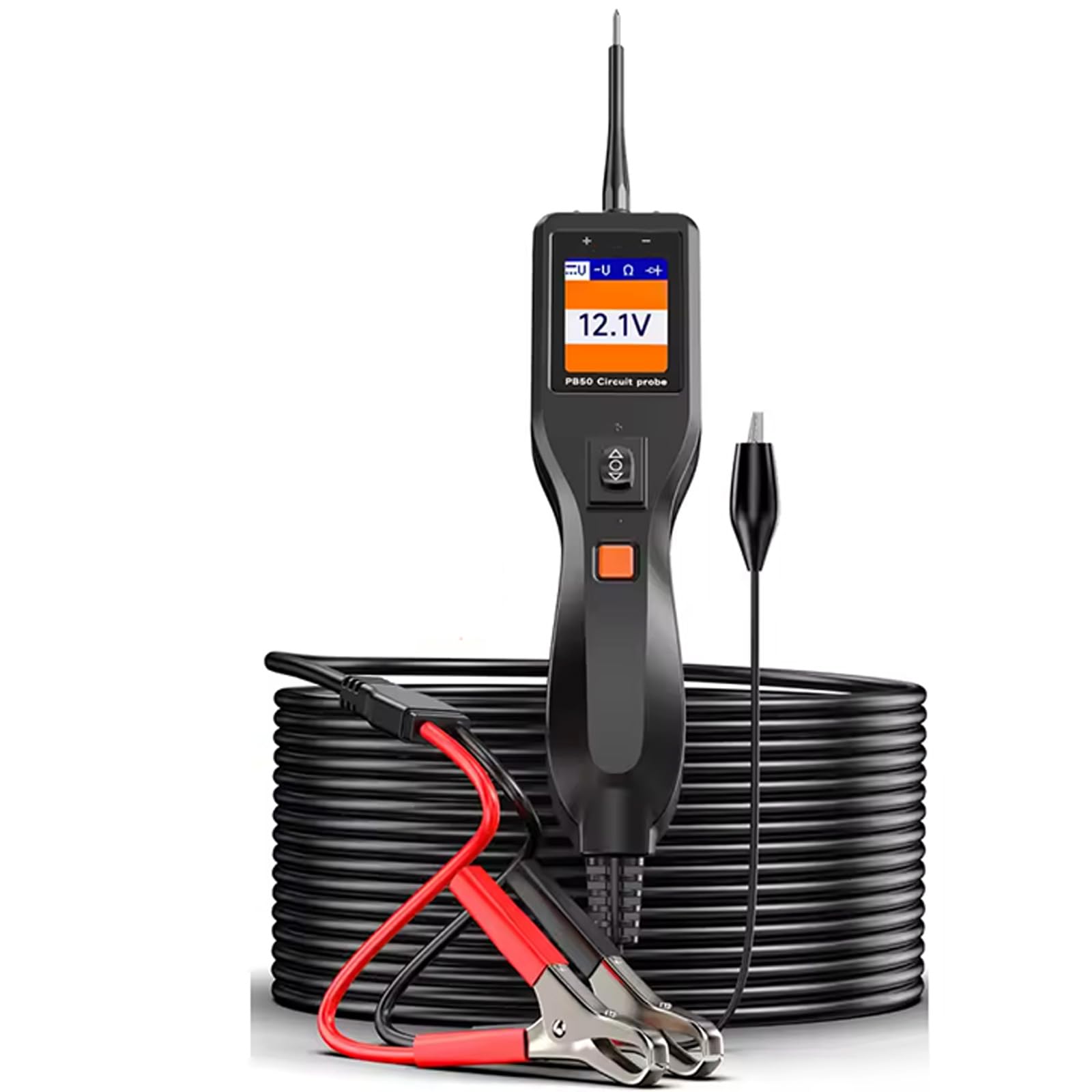 Moniteur de santé de batterie automobile 12 V 24 V Testeur de charge automobile Outil de diagnostic de circuit de charge