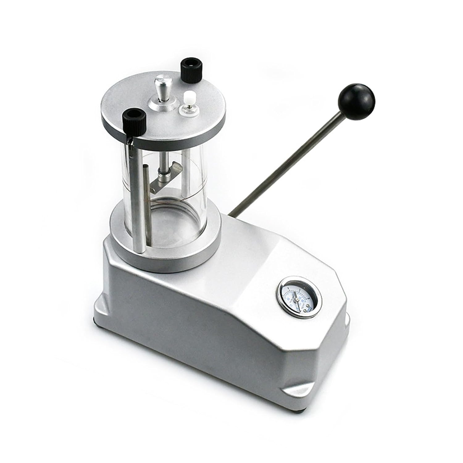 Underwater Pressure Tester for Watches, Waterproof Resistance Measurement Tool, Silver Watch Tester for Accurate Performance Evaluation