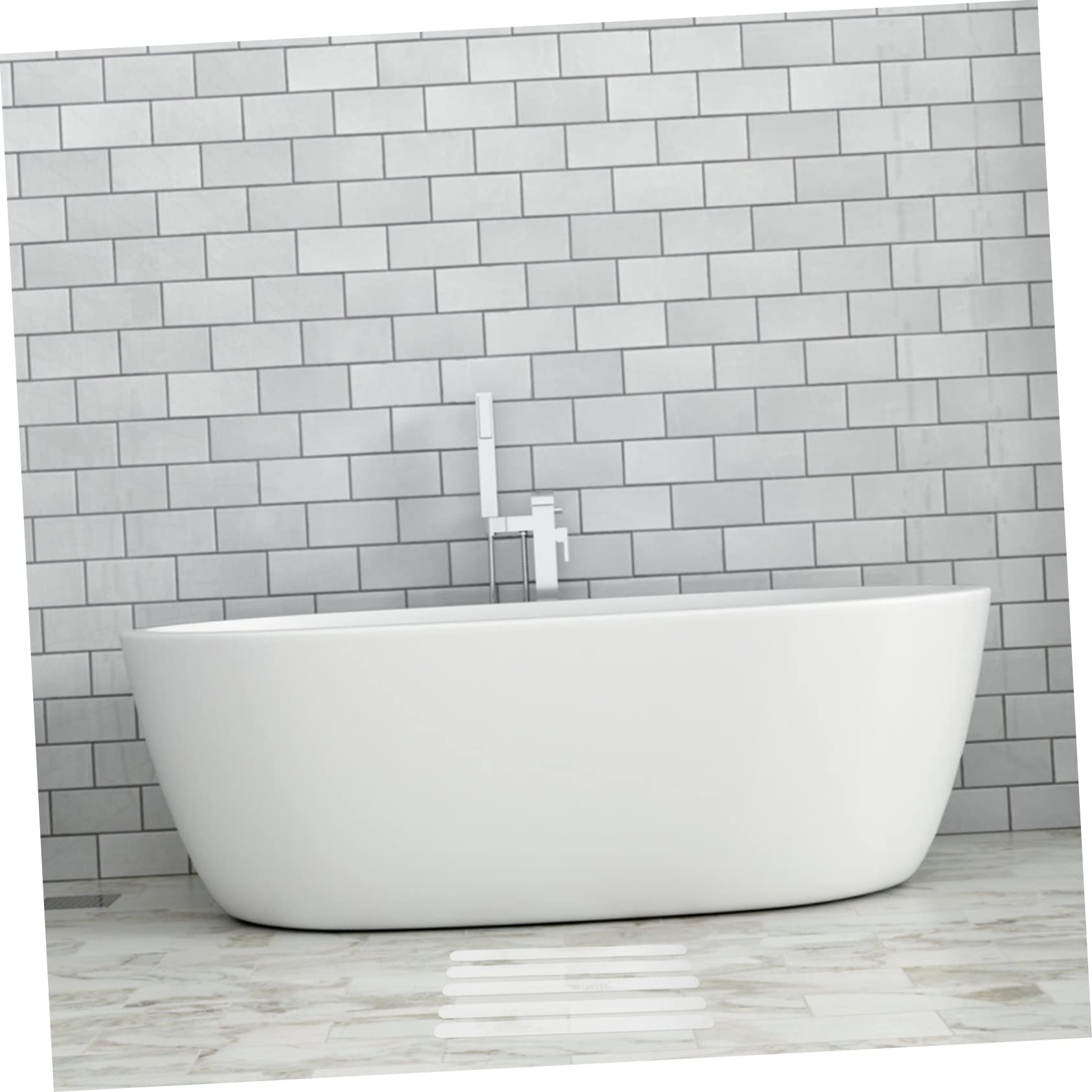 Anneome 12piezas Pegatinas Antideslizantes para Bañera para Suelo de Baño Material Peva para Cocina y Baño Previene Caídas