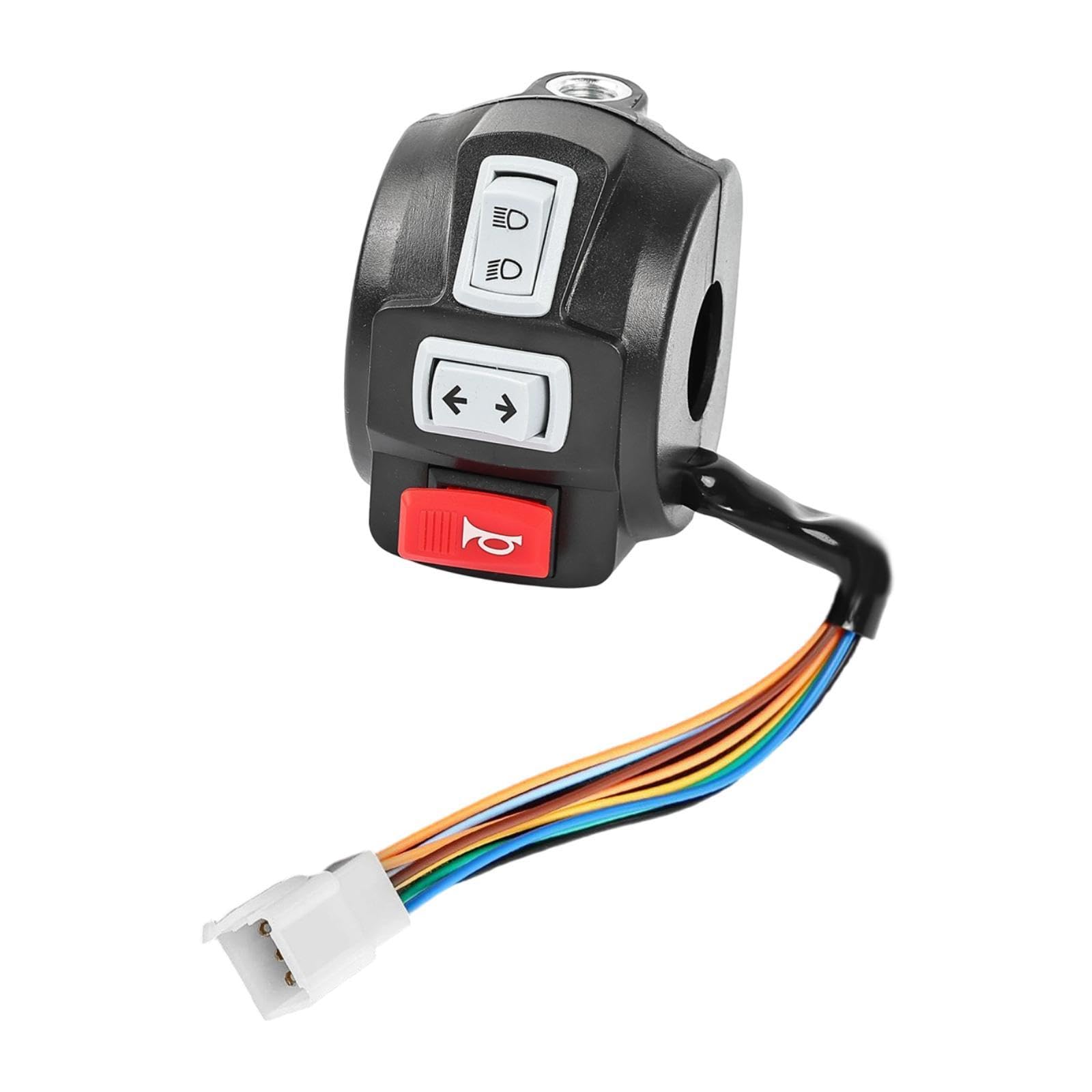 Electric Scooter Head Light Turn Horn Switch Button Easy Installation Left-image-17