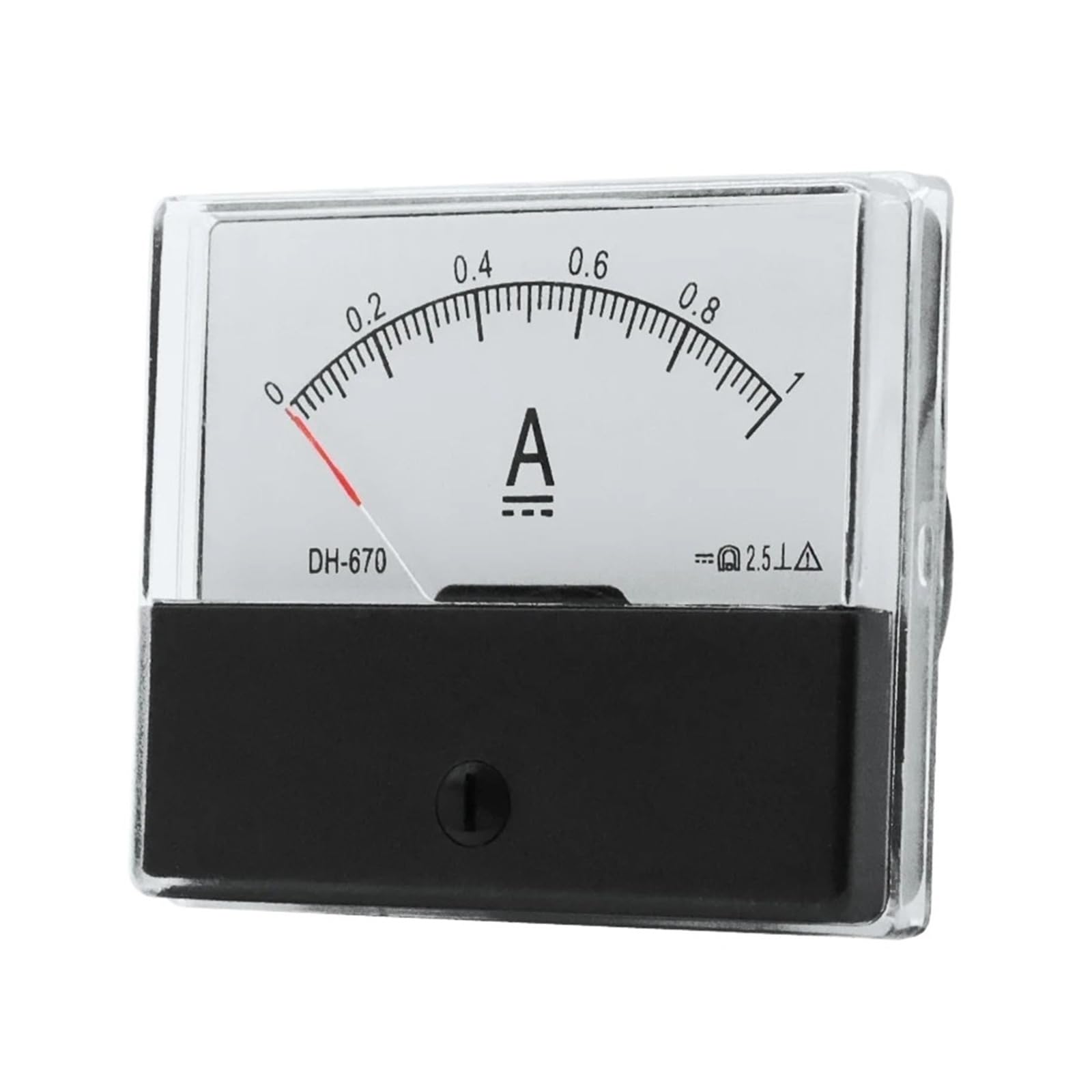 Ampèremètre à aiguille CC 15A pour surveillance de panneau électrique