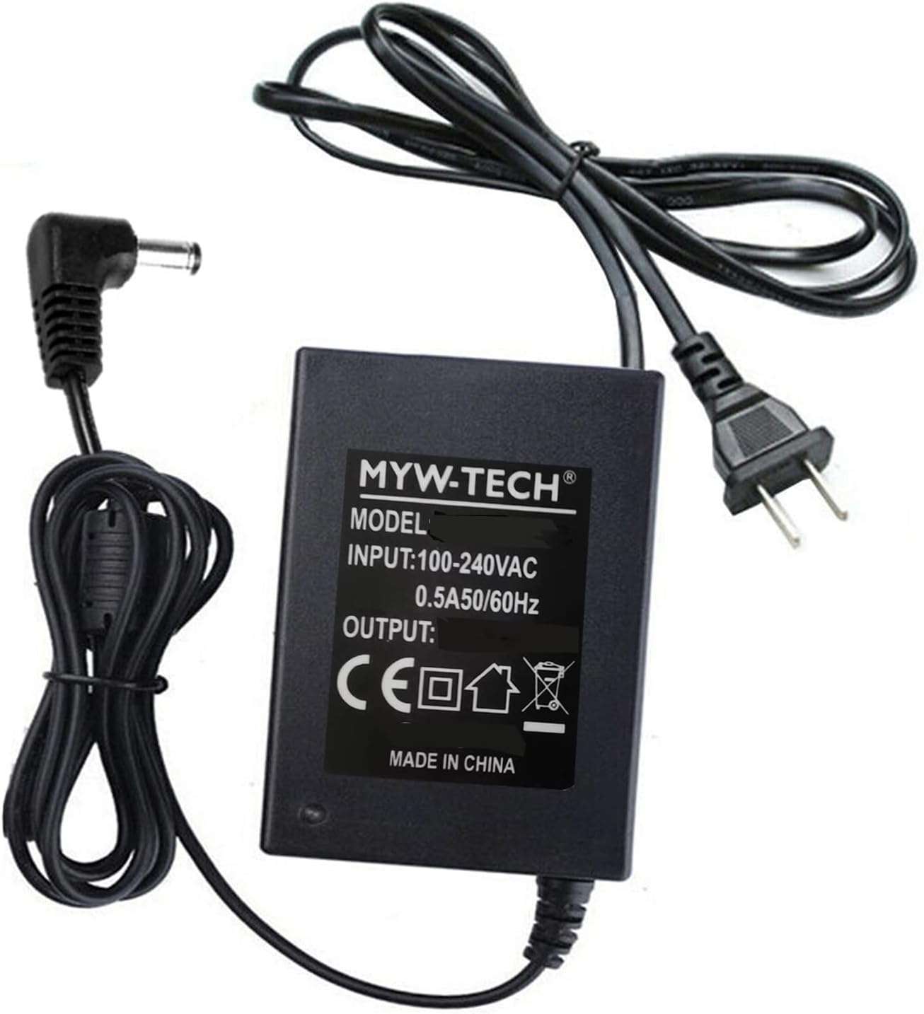 (7ft) AC DC Adapter Compatible Replacement for Orange Micro