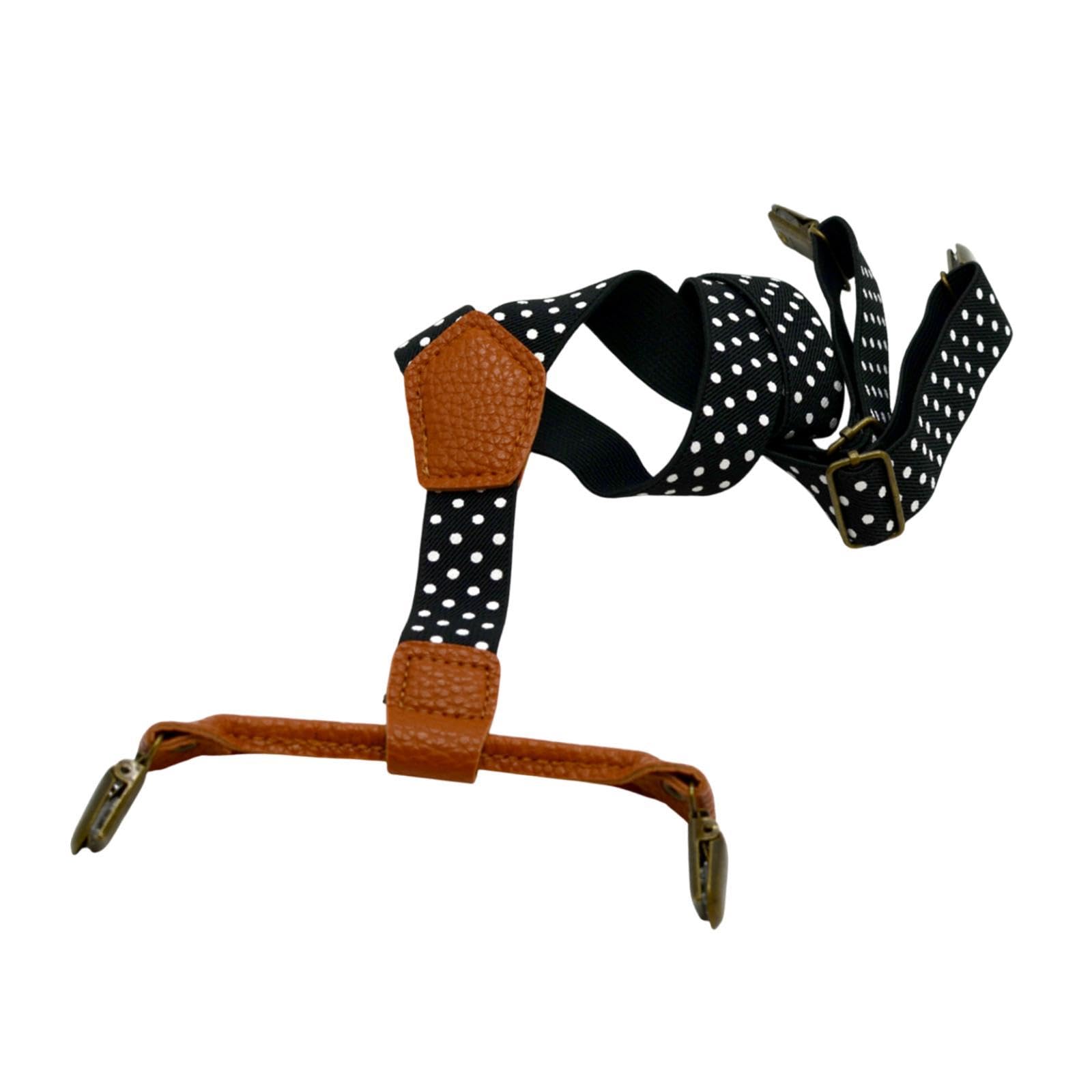 Garende Kids Suspender Pants Suspender for Party Halloween Formal Wear Dance Costume, Black