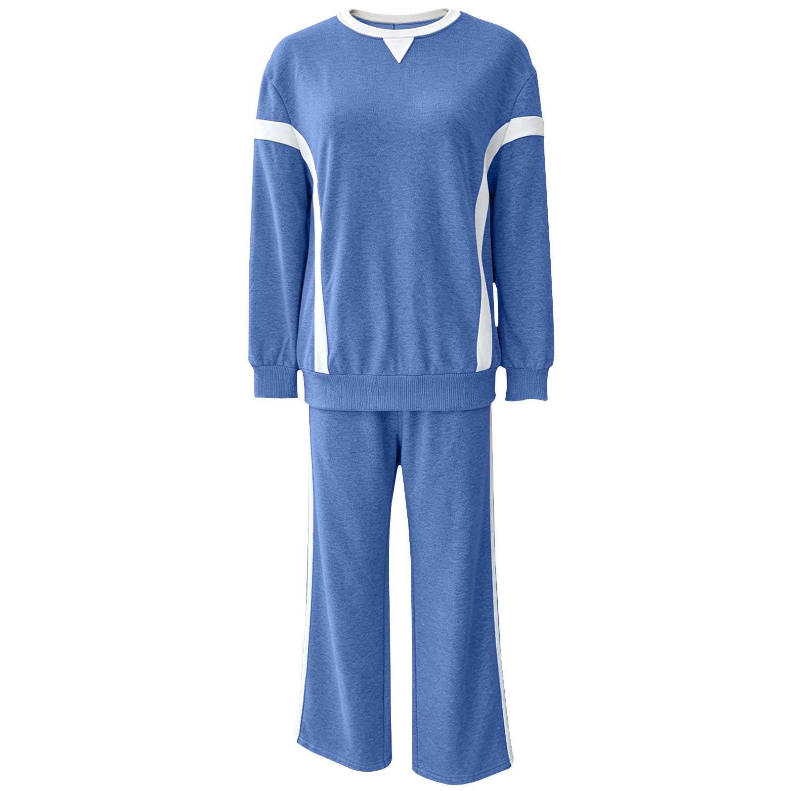 Tuta Maglia Donna Completa Sportiva Set In Maglia Invernale