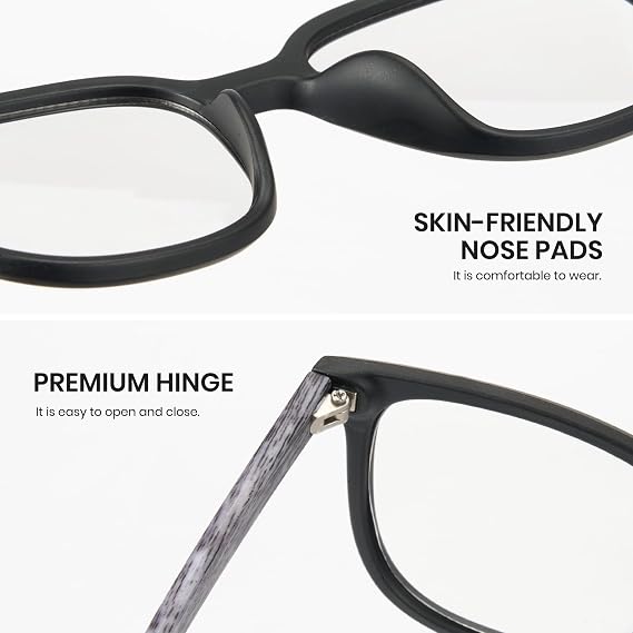 Cyxus Photochromic Glasses for Women Men UV Protection with Blue Light Blocking 8240