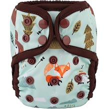 Newborn Baby Diaper Nappy Cover 8lbs-10lbs Teepee Bears Foxes