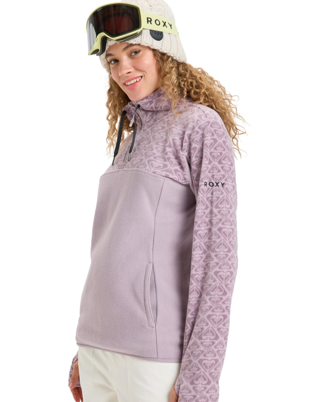 Roxy Sayna - Polar técnico con Media Cremallera para Mujer