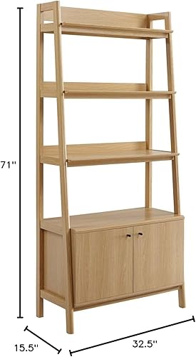 Miniatura 3 de Modway Estantería de 33" en roble