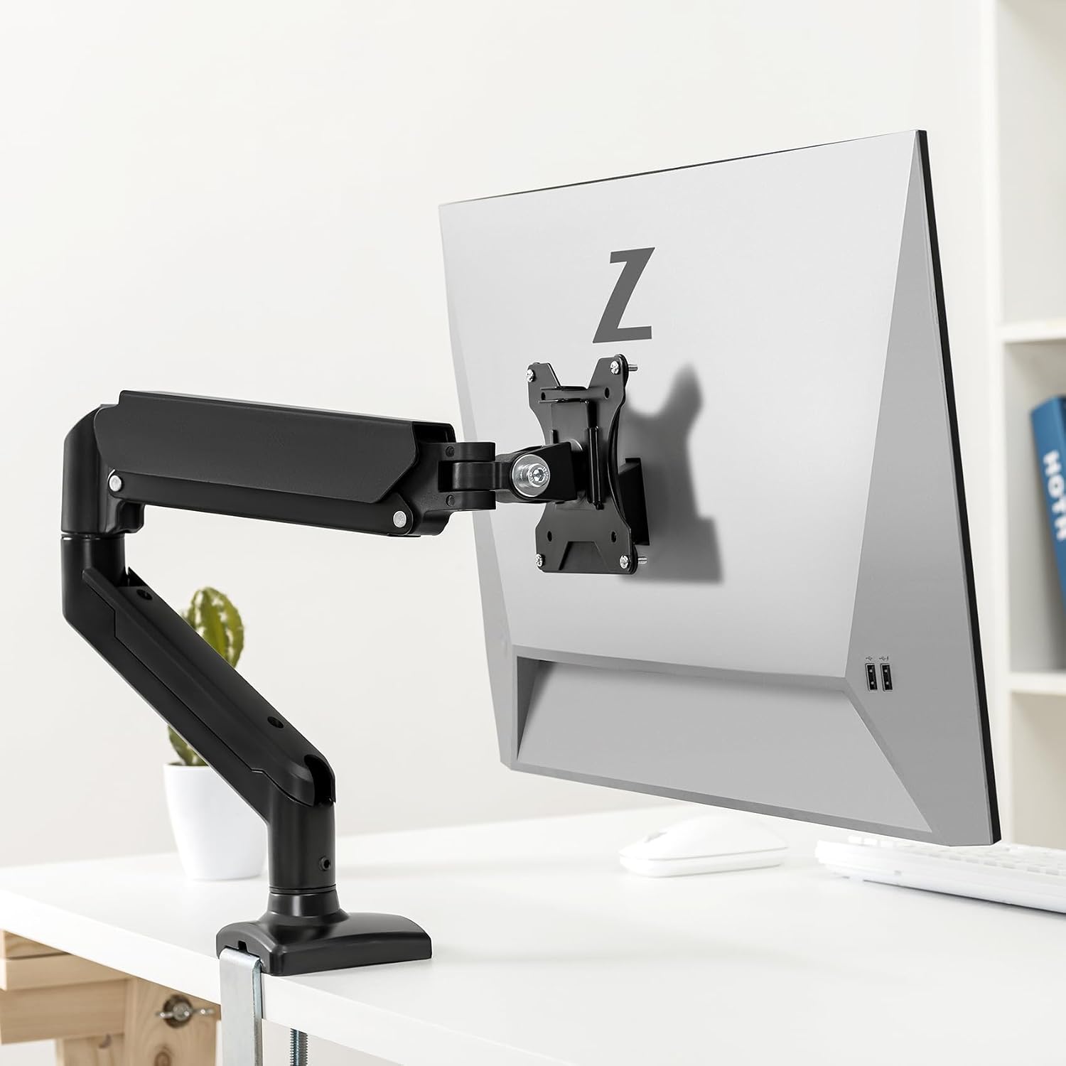 Wall Mount VESA Adapter Bracket Compatible with HP Z G3 Monitor (Z24f, Z24m, Z24n, Z24q, Z24u, Z25xs, Z27k, Z27q, Z27xs) - 75x75 100x100mm Black