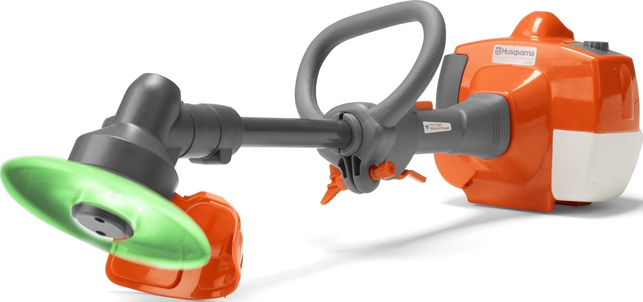 Husqvarna Toy Trimmer with Realistic Sounds and Light-Up Trimmer Line, Toy Weed Eater for Kids Ages 3 and Up