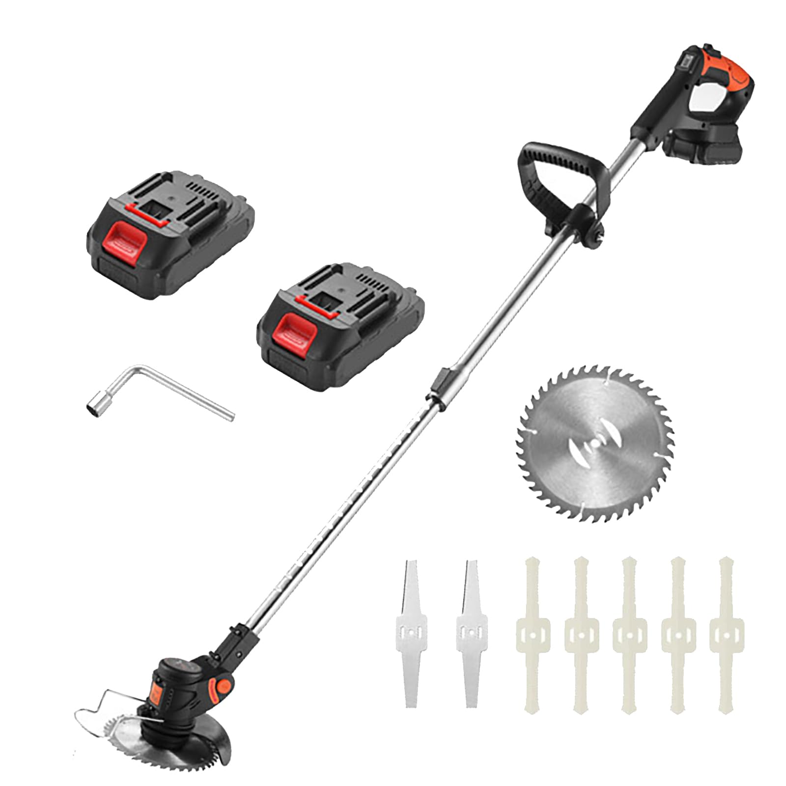 Coupe-bordure à batterie 21V idéal pour nettoyer les allées du jardin