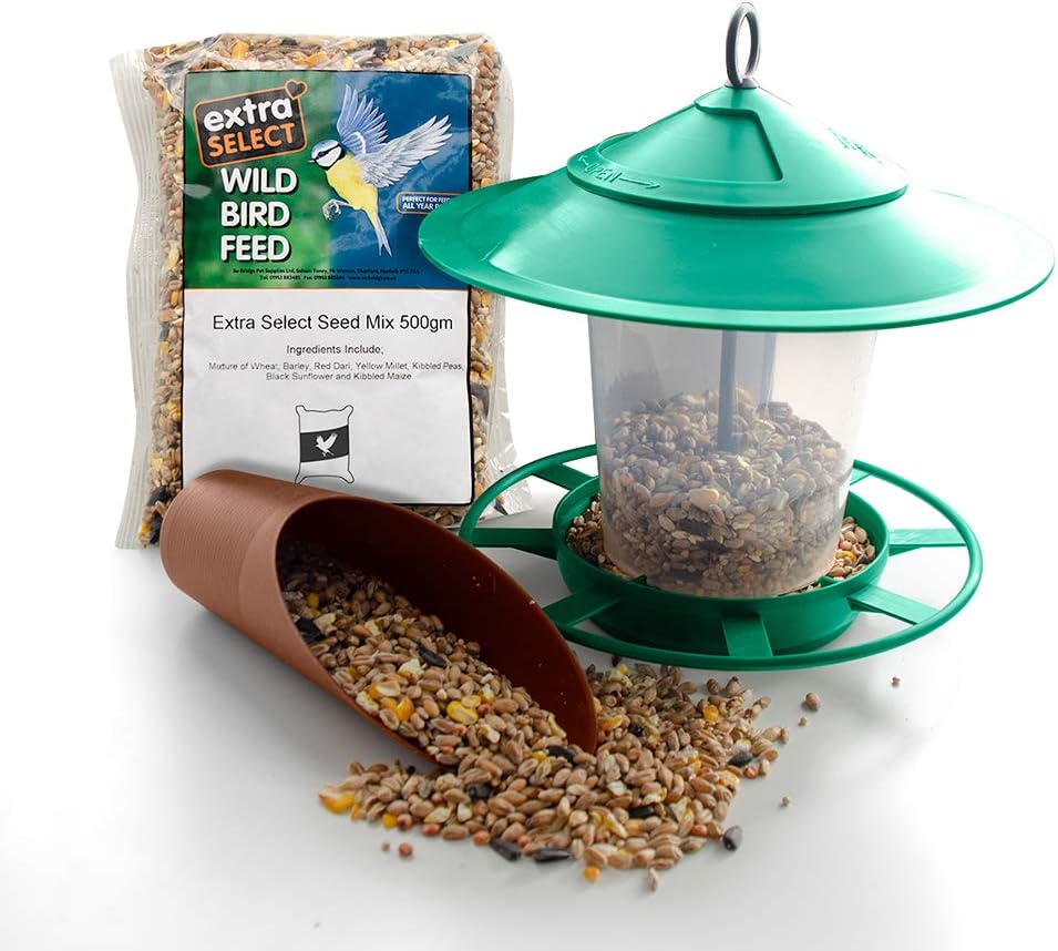 Etree Bird Feeder Hanging Garden Gift Set including Lantern Feeder