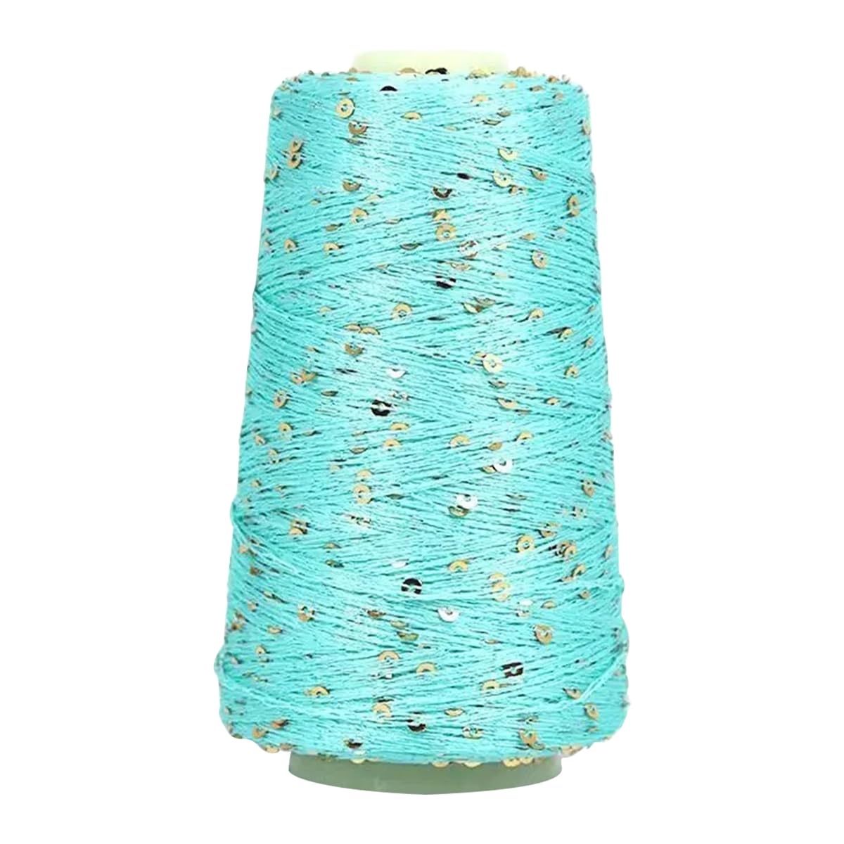 Hilo de seda helada con lentejuelas brillantes para tejer amigurumis suaves