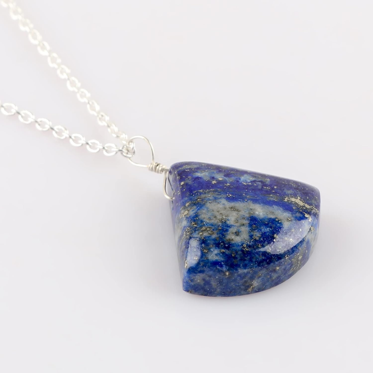 Gemstone Handmade Pendant Necklace for Women |Natural Stone Healing Crystal Jewellery| Chain 16+2 Inch Adjustable | Gift Jewelry - Image 2