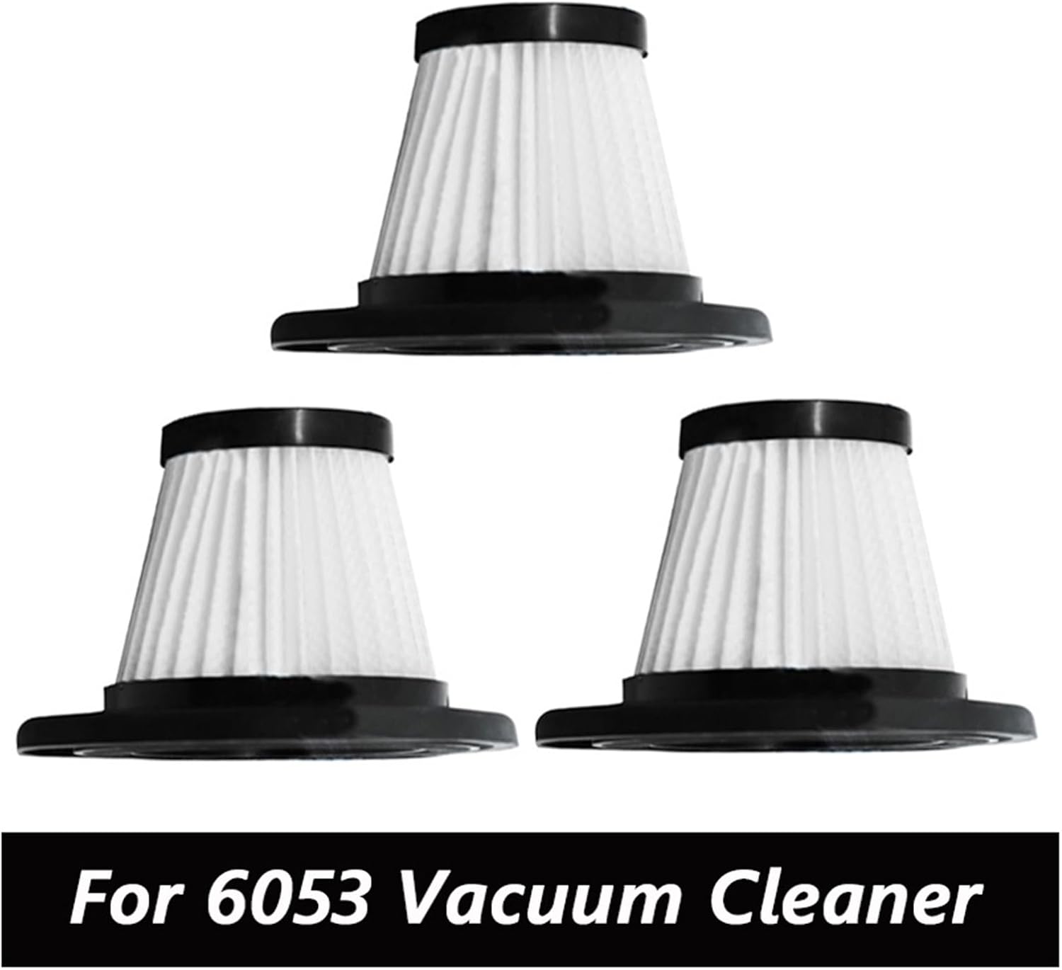 3PCS Vacuum Cleaner Accessories Filter ，Compatible for 6053 ，Compatible for ST-8000 ，Replacement Filter Handheld Cordless Vacuum Cleanerr(6053)