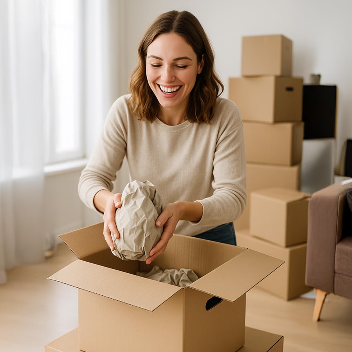 verpacking Carta da imballaggio in rotoli 80 g/m² | 100 cm x 250 m, 2 rotoli | Materiale per imballaggio Materiale di riempimento