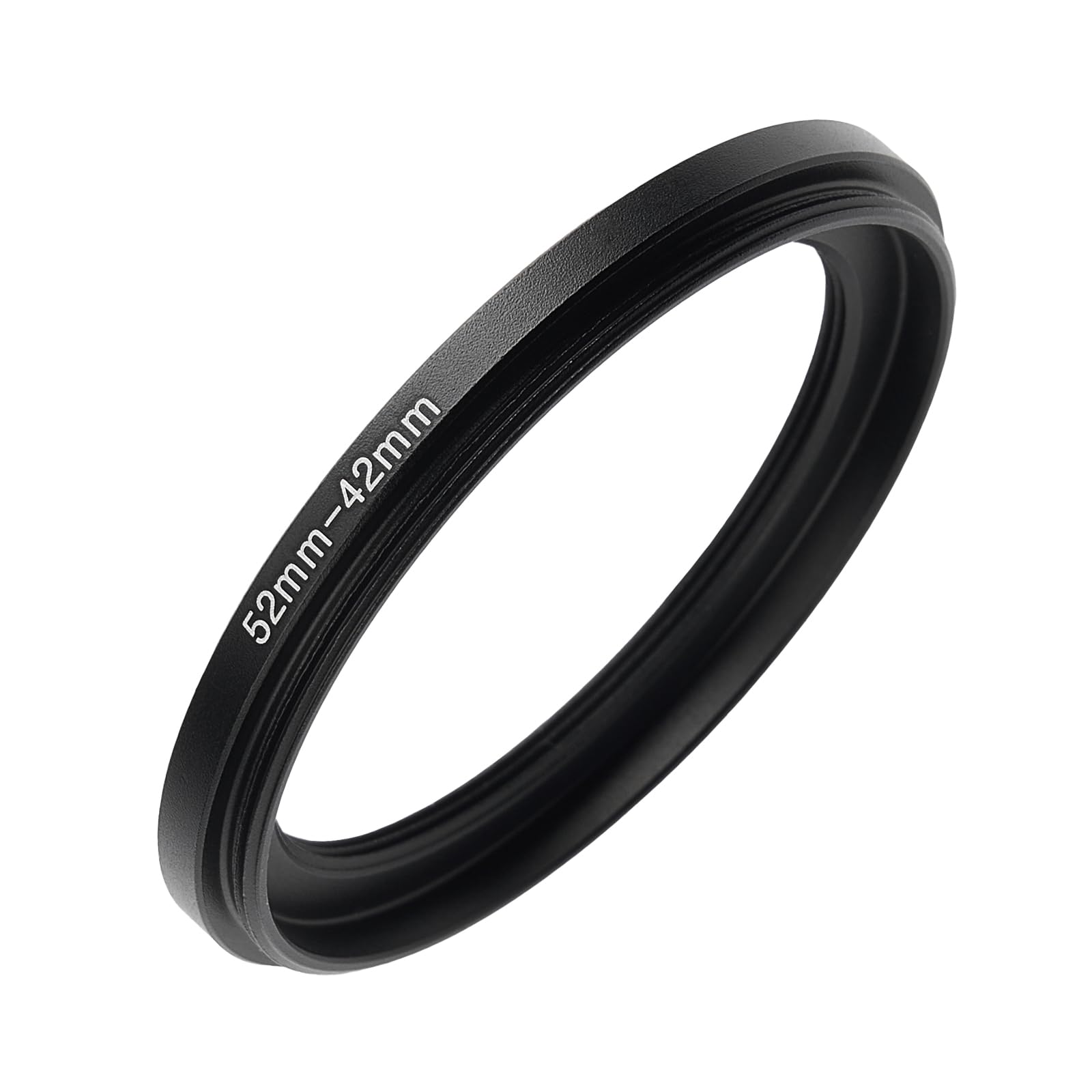 52mm to 42mm Step-up Adapter Rings Filter Adapter Black Metal Step Down Filter Ring Adapter Compatible with All Brand UV CPL ND Camera Lens Filter Stepping Rings (52mm-42mm)