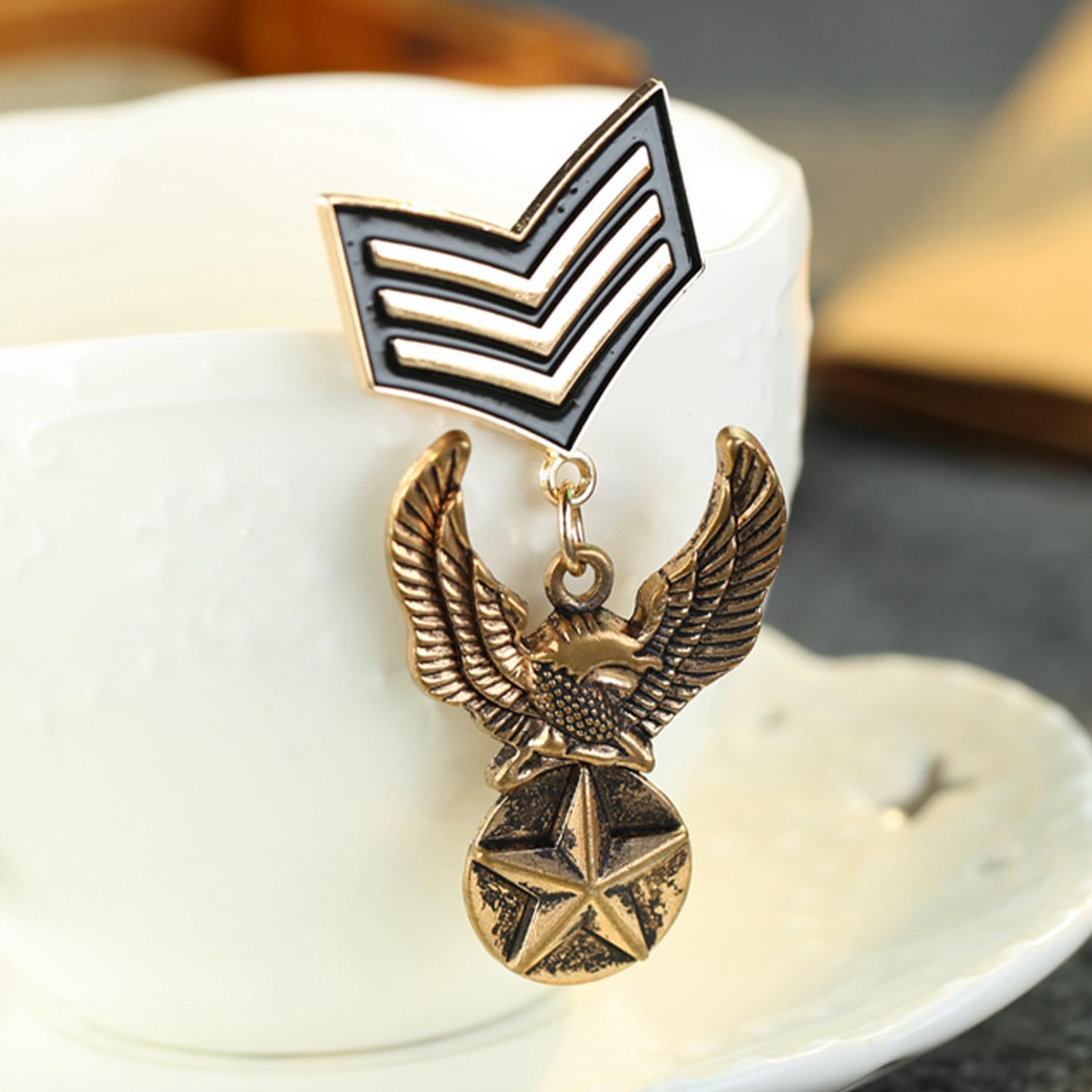 Broche de Medallas de 5 Piezas, Accesorios de Ropa, Metal Retro