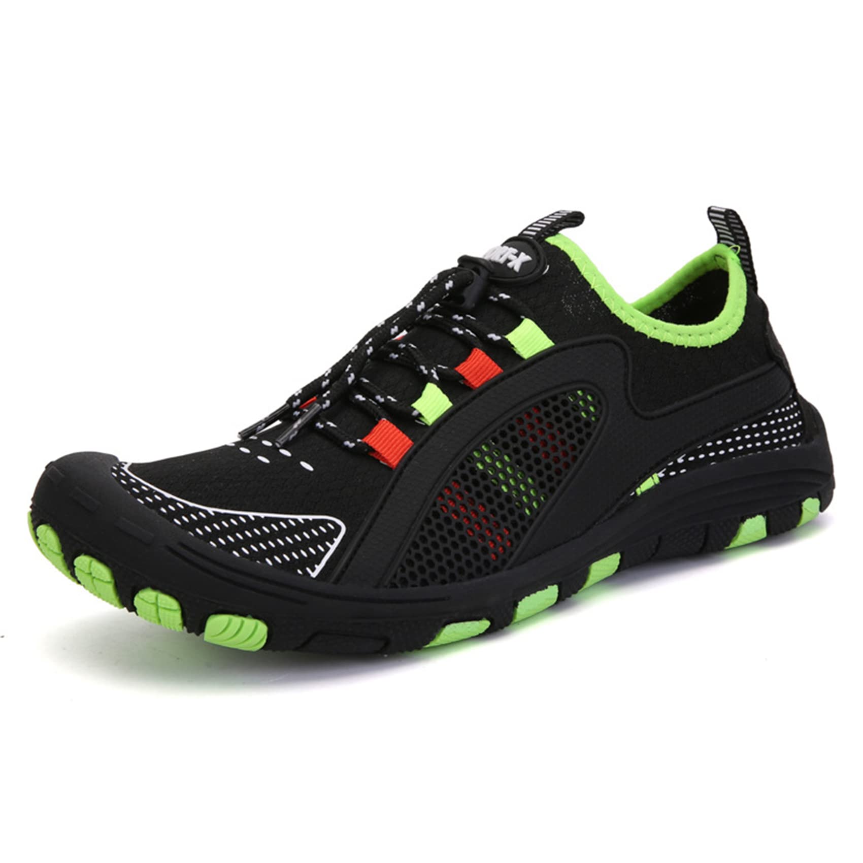 Zapatos Acuáticos Descalzos, Calcetines De Cuero, Zapatillas Acuáticas De Secado Rápido para Hombres Y Mujeres, Natación, Yoga Neutro, Carrera En La Playa, Snorkel(35 EU, Black)