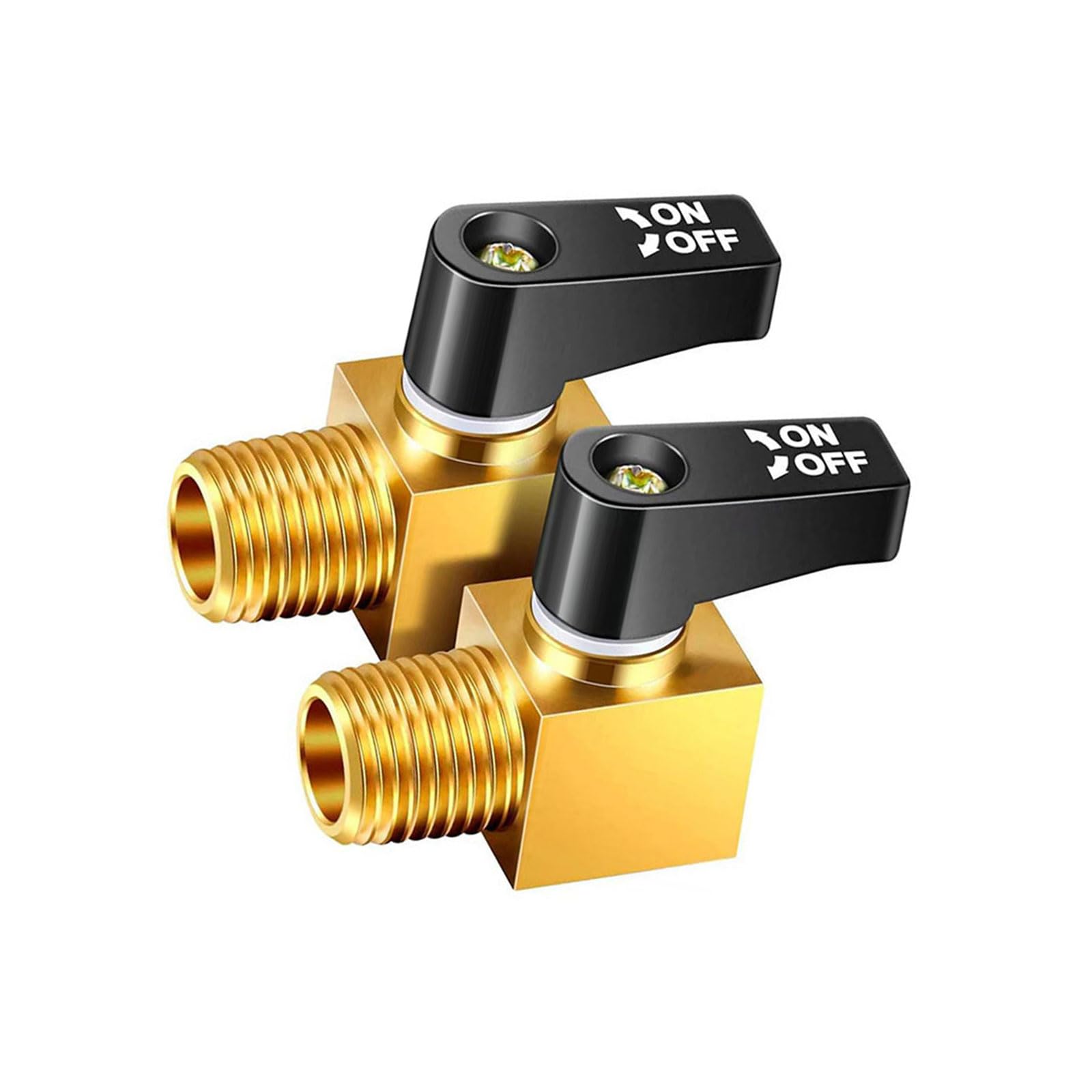 Brass Pneumatic Ball Valves Compacts Air Compressor Valves Male Thread Air Compressor Accessory for Water Control Switches