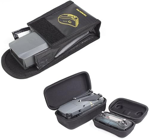 Miniatura 2 de Darkhorse Estuche rígido de transporte para el cuerpo del dron DJI Mavic Pro y transmisor de control remoto con bolsa de batería ignífuga (Dji Mavic