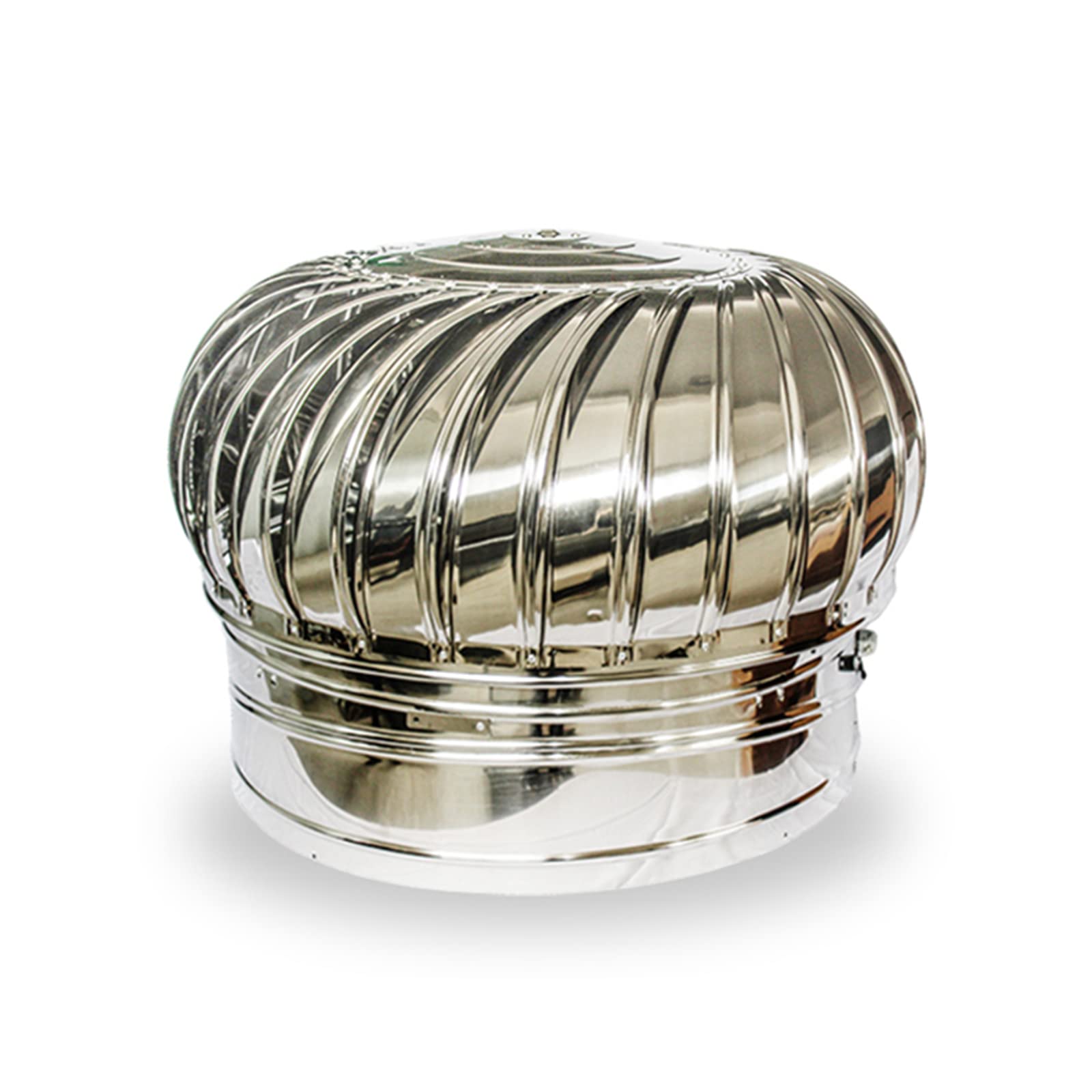 YFBCMXSKG Rotating Chimney Cowl,Ventilation Chimney Cowl,Stainless Steel Rotating Chimney Cowl Cap Spinner Anti-Downdraught Simple to Fit Rotary Chimney Cowl Cap,450mm/17.71in