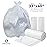33 Gallon Trash Bags - 250 Count - 33 x 40 Clear Plastic Garbage Bags Tall Can Liners - Cleaning Products for Home, Office Bulk Trash, Light Residential or Commercial Waste, Indoor and Outdoor Use